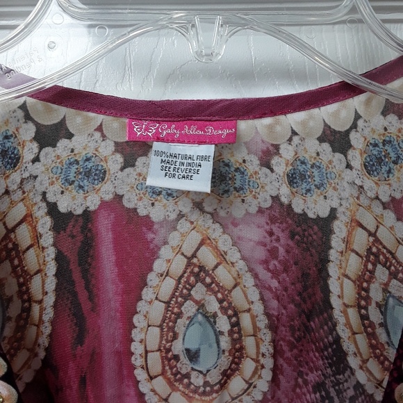 Multicolored long top see through - Picture 4 of 4